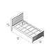 preview thumbnail 9 of 32, Max and Lily Twin Bed with Guard Rails White 3 Guard Rails