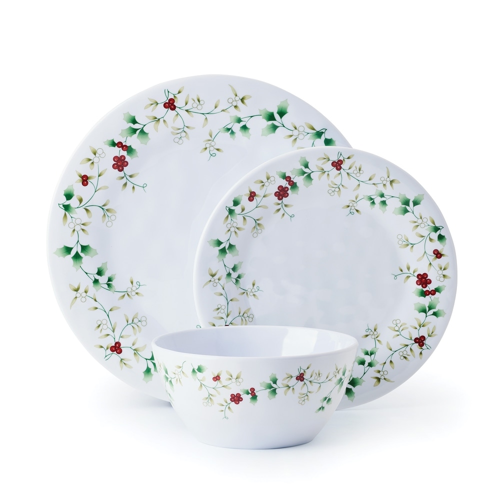 Christmas dinnerware sets for 8 clearance