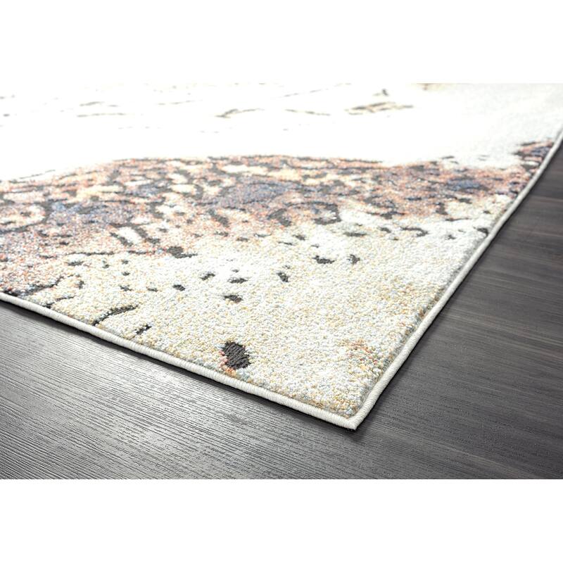 Abani Rugs Venus VNS130A Natural Stone Beige Grey Area Rug