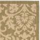 SAFAVIEH Courtyard Bettylou Indoor/ Outdoor Damask Area Rug