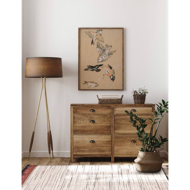 ECARPETGALLERY Hand Loomed Kashkuli Gabbeh Ivory Viscose Rug - 5'3 x 7'10