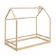 preview thumbnail 7 of 10, Twin Size Wooden House Bed with Playhouse Design , Sturdy Pine Frame for Comfortable Sleep and Imaginative Play
