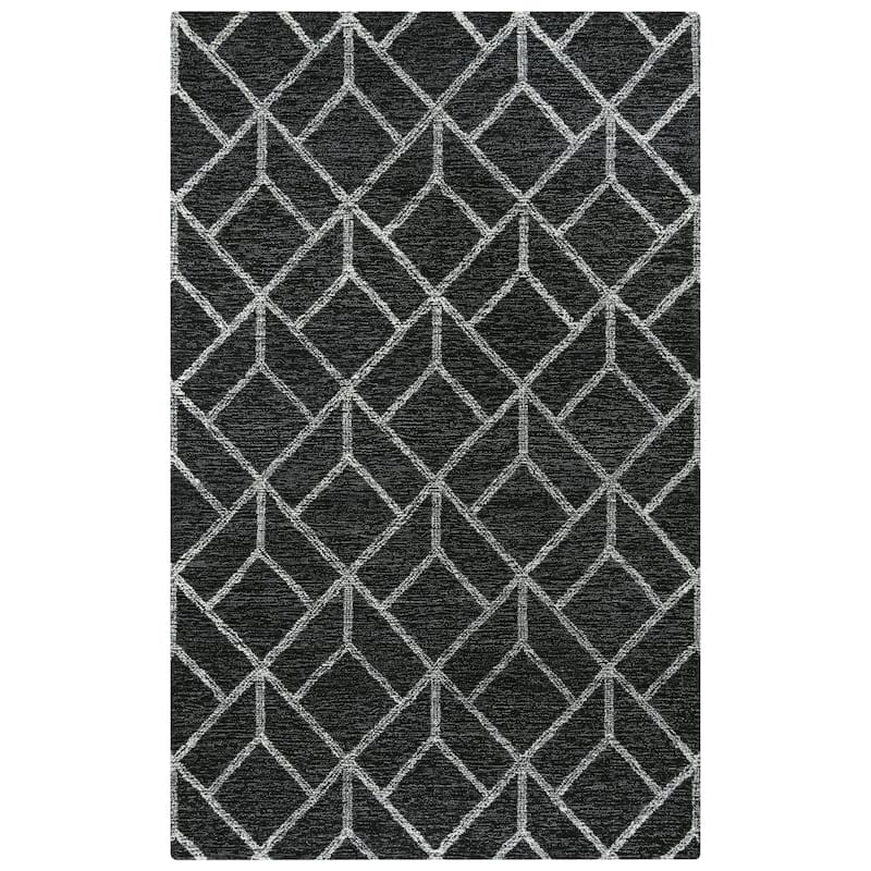Alora Decor Avondale Geometric Hand-tufted Wool Rug