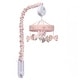 preview thumbnail 6 of 5, Lambs & Ivy Butterfly Dreams Pink/Purple Musical Baby Crib Mobile Soother Toy