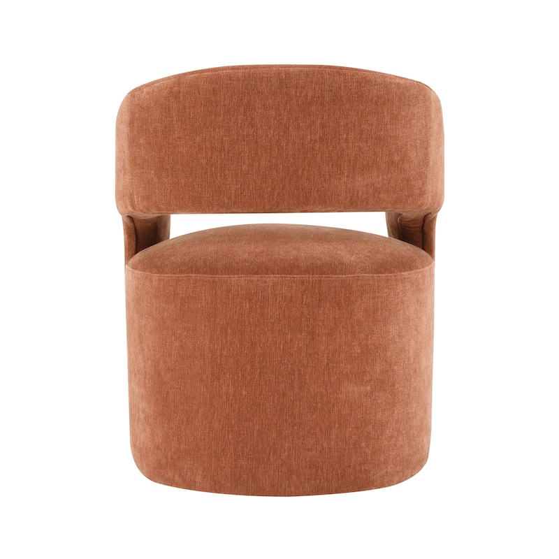 Furniture of America Rivena Modern 26-inch Fabric Accent Chair with Casters