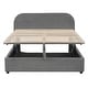 preview thumbnail 23 of 23, Full Size Teddy Upholstered Platform Bed with Hydraulic Storage System