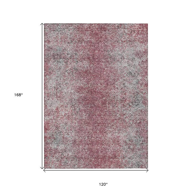 HomeRoots Oriental Transitional Rectangle Outdoor Rug