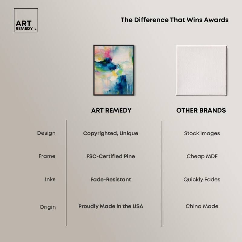 Prismatic Weeps Color III Canvas by Art Remedy