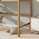 preview thumbnail 5 of 29, Twin High Loft Bed, Rubber Wood Loft Bed with Safety Guardrail, Built-in desk, Ladder