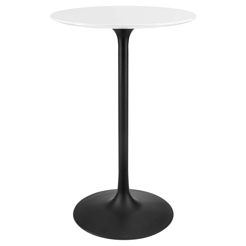 28" Round Wood Bar Table