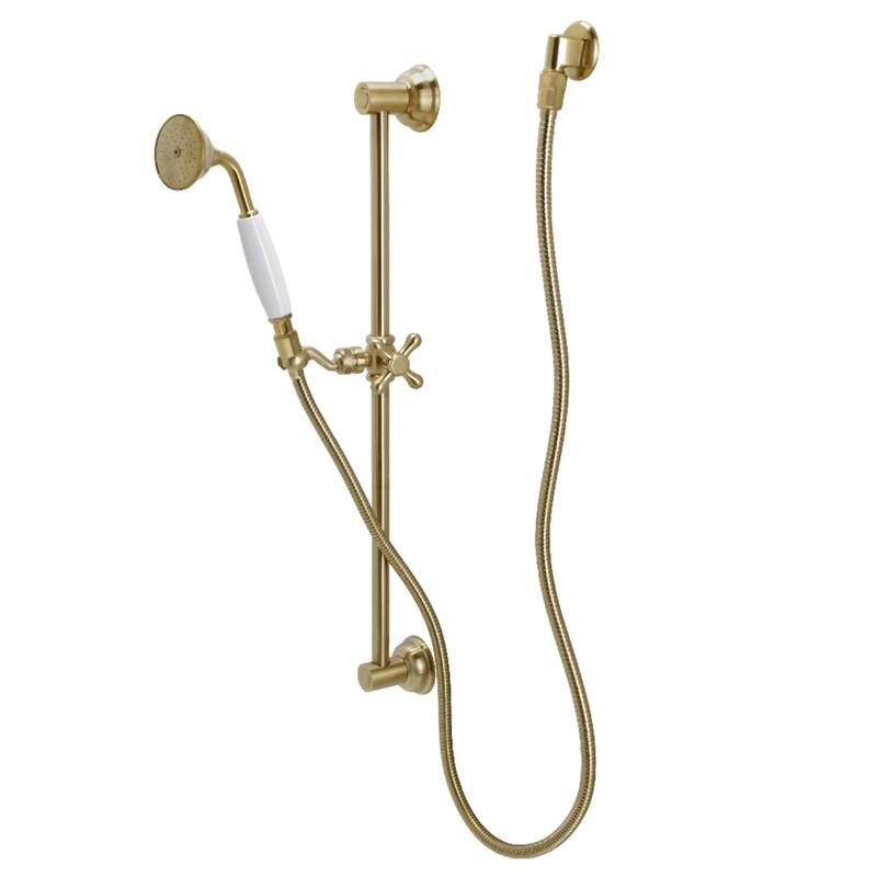 Kingston Brass Made To Match Shower System with Hand Shower, Slide - Brushed Brass