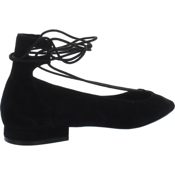 steve madden black pointed toe flats