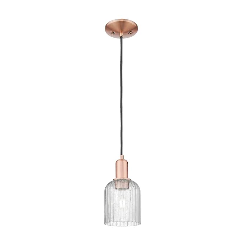 Innovations Lighting Downtown Urban - Bridal Veil - 1 Light 5" Cord Hung Mini Pendant