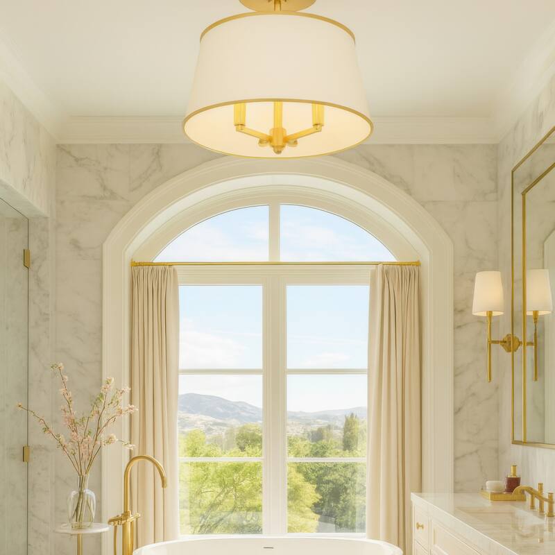 Varaluz Coco 4-Light Semi-Flush Ceiling Light