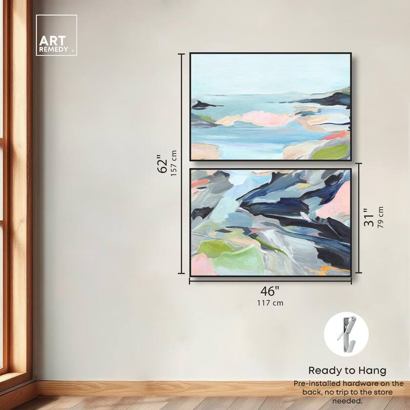 Between Seasons II Canvas Set of 2 by Art Remedy