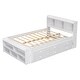 preview thumbnail 9 of 28, Modern Full Size Functional Storage Platform Bed with Drawers
