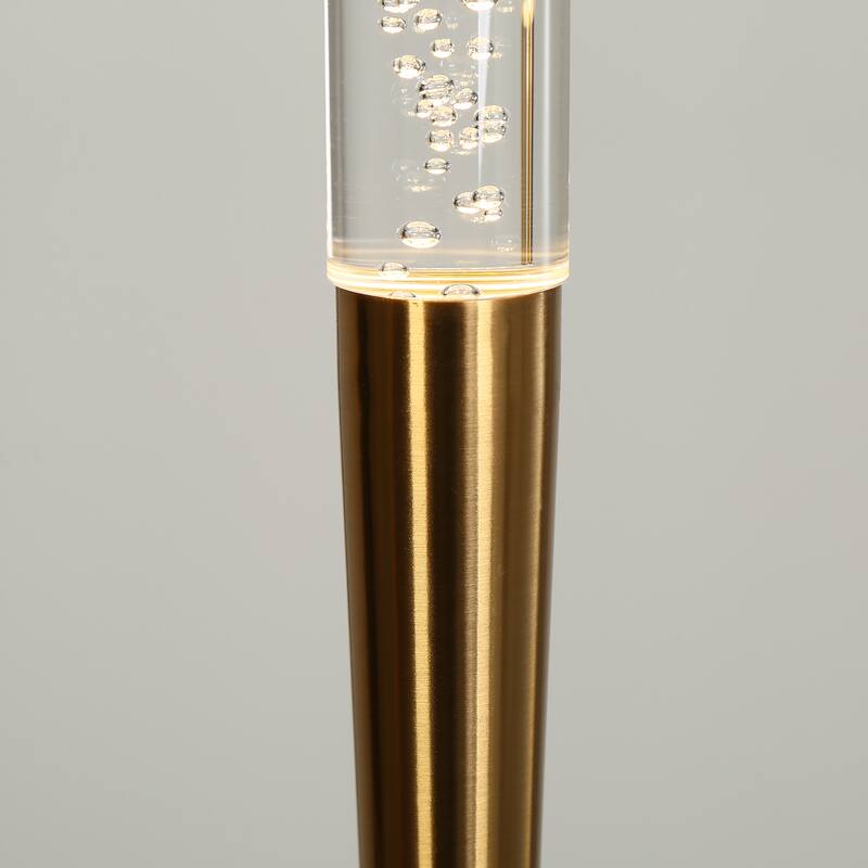 Modern Gold LED 10-Light Chandeliers 43.3 in. Large Island Lights for Kitchen Island