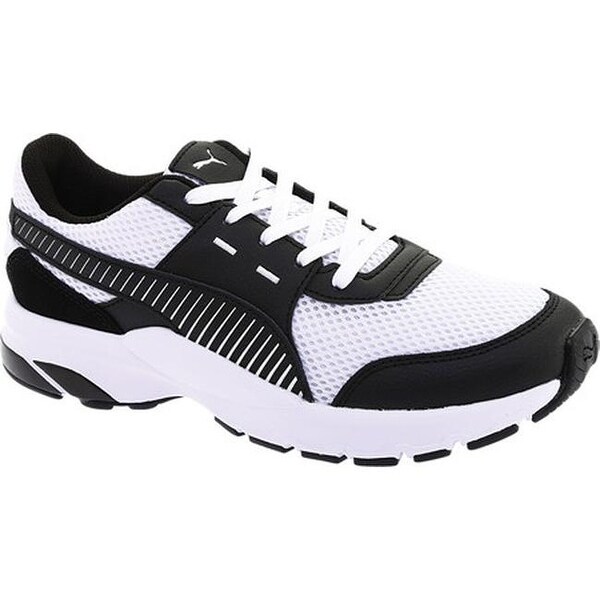mens black and white pumas