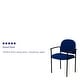 preview thumbnail 33 of 43, Comfort Stackable Steel Side Reception Chair with Arms