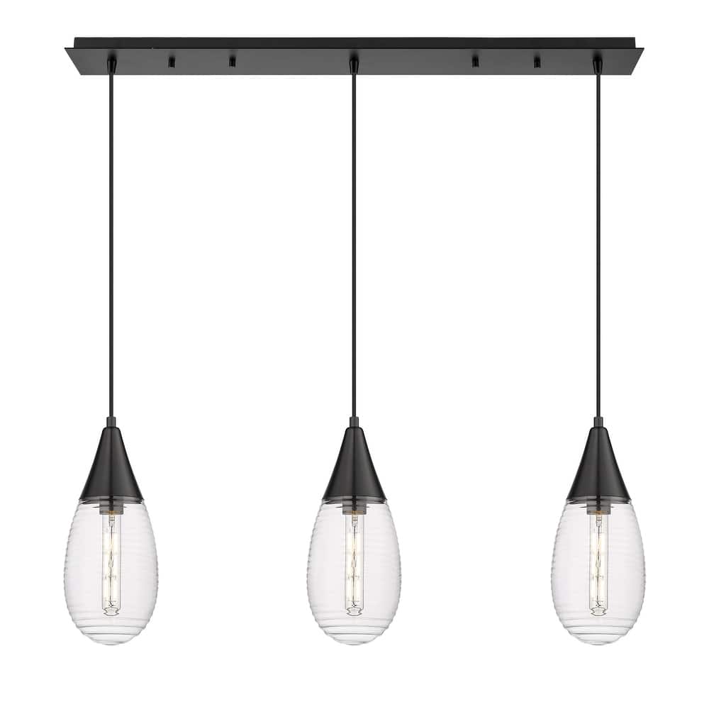 Innovations Lighting Malone - 3 Light 6" Cord Hung Linear Pendant