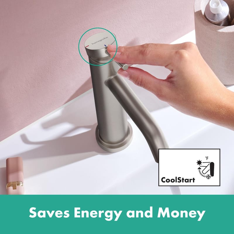 Hansgrohe 73302 Tecturis S 1.2 GPM Single Hole Bathroom Faucet with
