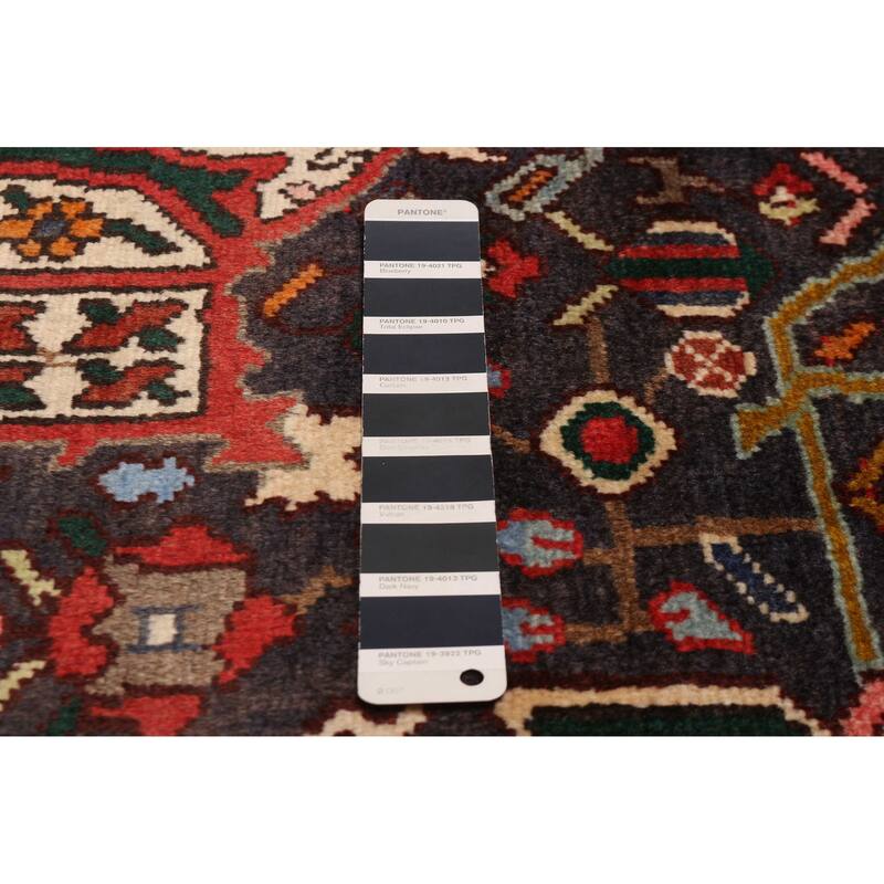 ECARPETGALLERY Hand-knotted Kayseri Dark Navy Wool Rug - 5'5 x 9'10