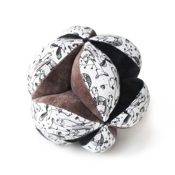 slide 2 of 4, Wee Gallery Sensory Clutch Ball - Woodland