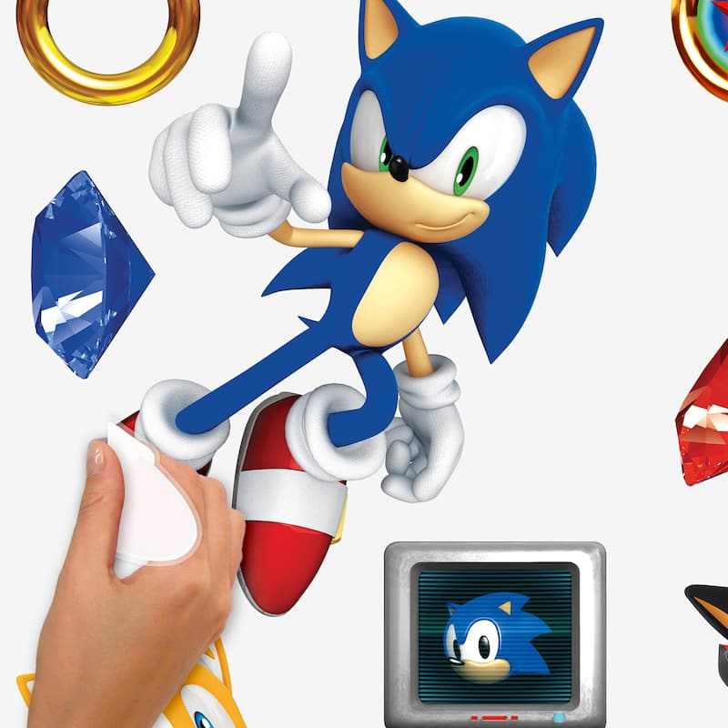 RoomMates Sonic The Hedgehog Wall Decals