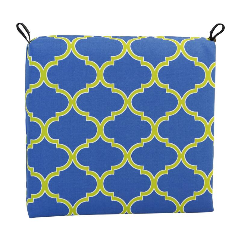 20-inch by 19-inch Patterned Outdoor Chair Cushions (Set of 4)