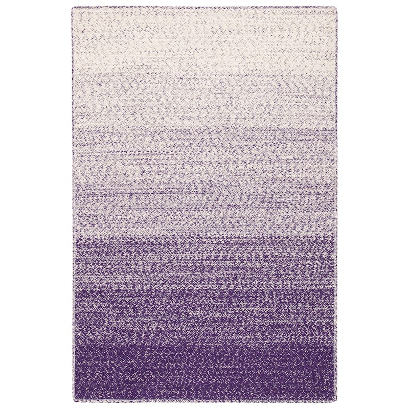 SAFAVIEH Handmade Natural Fiber Sambula Ombre Jute Rug - 4' x 6' - Natural/Purple
