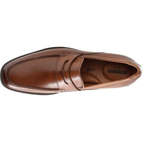 clarks men's tilden way leather penny loafers