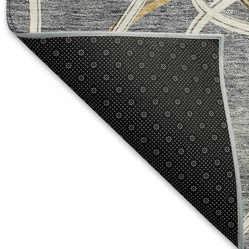 Premium Washable Super Soft Contemporary Geo Mayfield Rug