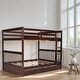 preview thumbnail 2 of 10, Full-Over-Full Bunk Bed with Ladders and Two Storage Drawers