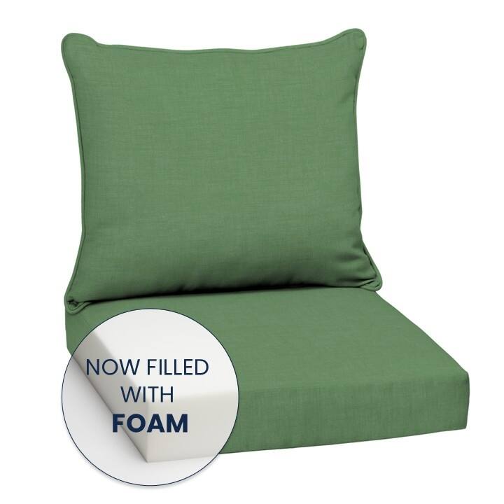 ARDEN Outdoor Foam Deep Seat Cushion Set, 24 in x 24 in