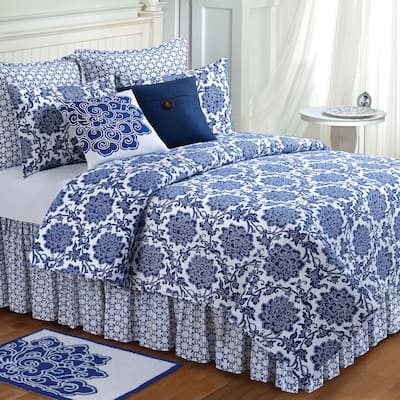 Davenport Twin Quilt 100% Cotton Lightweight Machine Washable Reversible Bedspread Coverlet