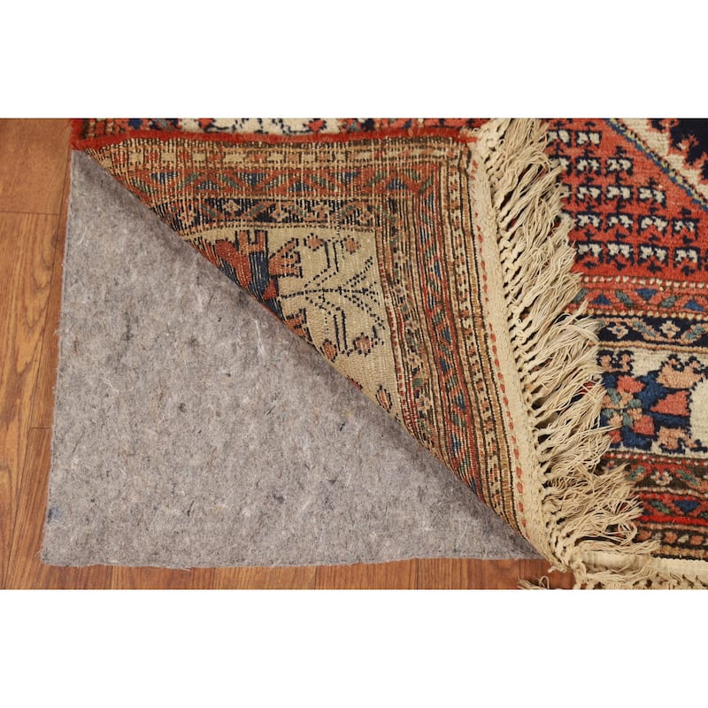 Vegetable Dye Malayer Persian Rug Hand-Knotted Wool Carpet - 4'8"x 6'4"
