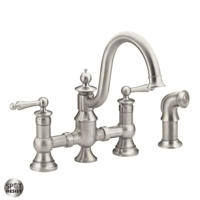 Buy Double Handle Moen Kitchen Faucets Online At Overstock Our