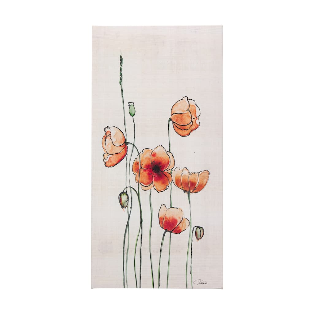 Meadow Flowers I (30 x 60) Canvas Art Print