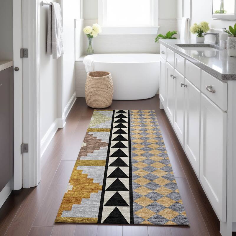 Machine Washable Indoor/ Outdoor Global Pima Chantille Rug