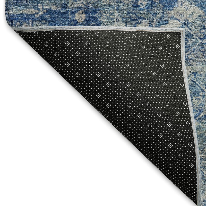 Machine Washable Indoor/ Outdoor Traditional Harmony Chantille Rug