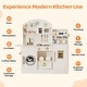preview thumbnail 3 of 5, Wooden Play Kitchen with Coffee Maker