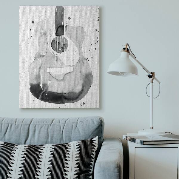 Shop Stupell Industries Acoustic Guitar Abstract Watercolor