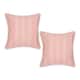 Option Chambray Stripe, Coral