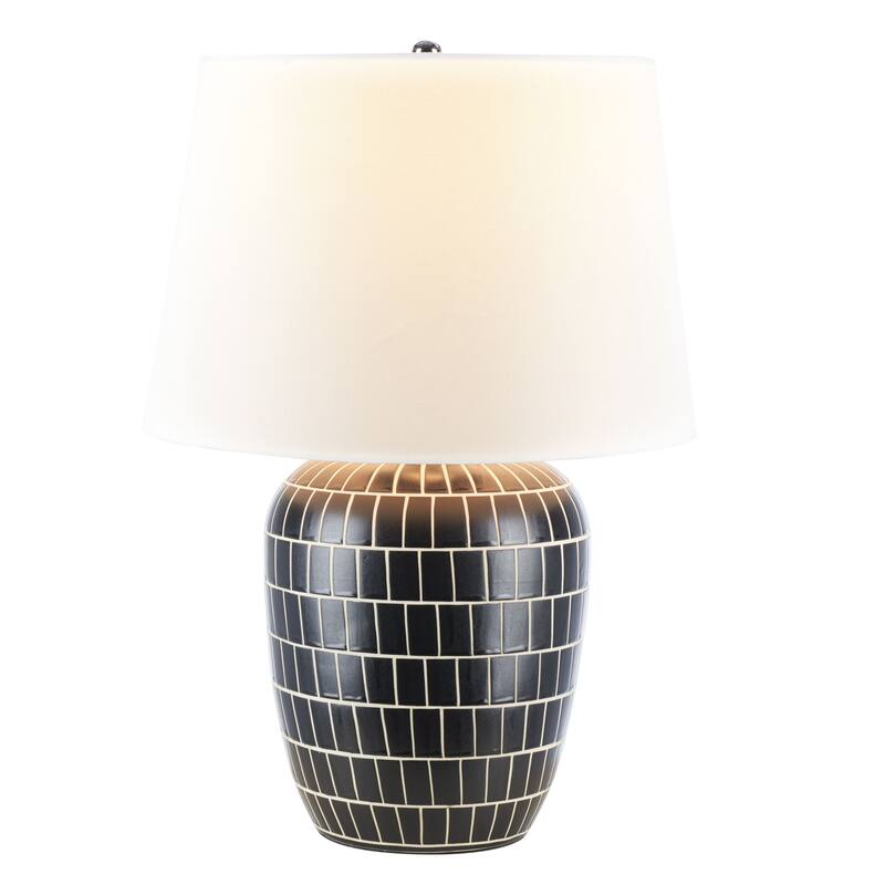SAFAVIEH Lighting Aela 22" Table Lamp - 15"W x 15"D x 22"H