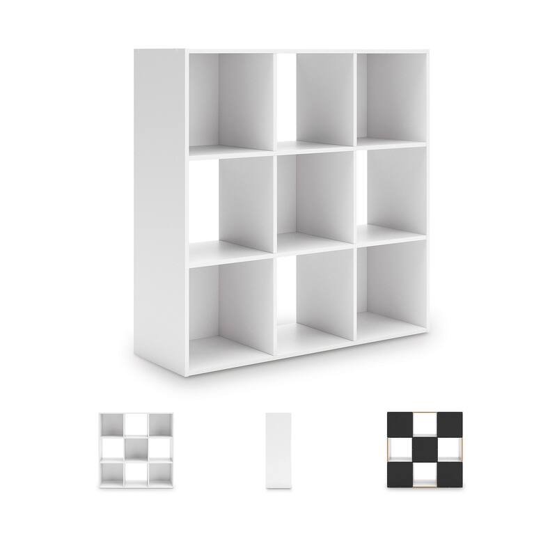 Signature Design by Ashley Onita White 9 Cube Organizer - 35" W x 12" D x 35" H