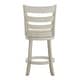 preview thumbnail 34 of 42, Verona Ladder Back Swivel Counter Height Stool by iNSPIRE Q Classic