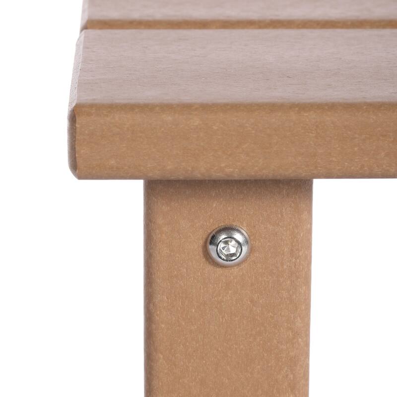 Laguna Kids Outdoor Poly Adirondack Chair With Side Table 2-Piece Set