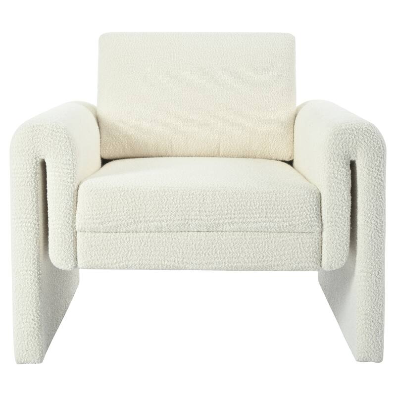Boucle Upholstered Accent Chair