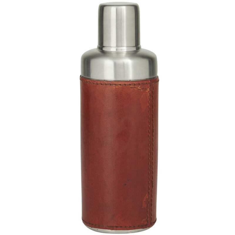 Stainless Steel Cocktail Shaker with Silver Lid - 3 x 3 x 9