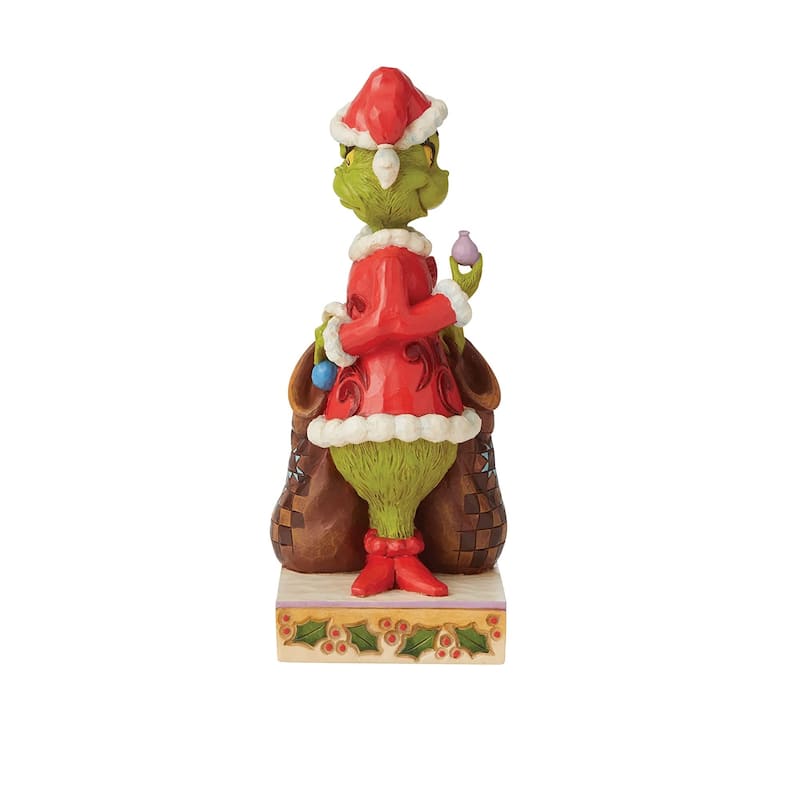 Dept 56 Two Sided Naughty and Nice Grinch Christmas Figure